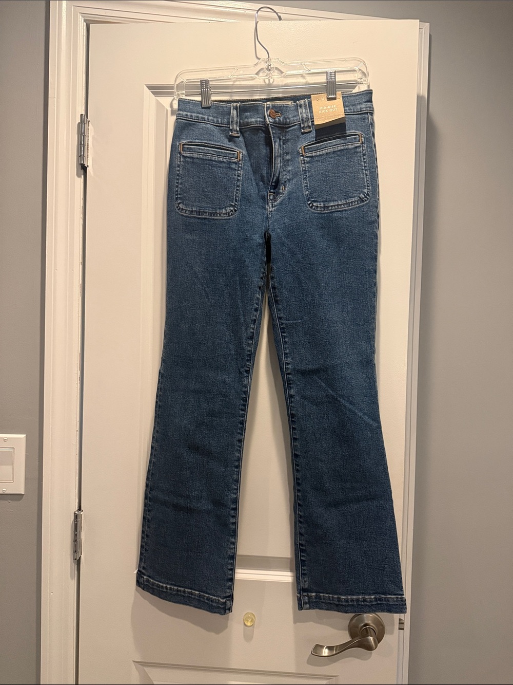 New With Tags Madewell Mid-Rise Kickout Flare Jeans